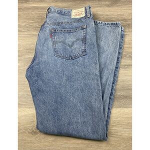 RARE Levi's 501 XX Premium Jeans White Patch Button Fly Denim Straight leg 32X32